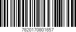 Código de barras (EAN, GTIN, SKU, ISBN): '7820170801657'