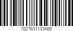 Código de barras (EAN, GTIN, SKU, ISBN): '7827631103466'