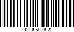Código de barras (EAN, GTIN, SKU, ISBN): '7833395906922'