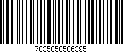 Código de barras (EAN, GTIN, SKU, ISBN): '7835058506395'