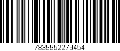 Código de barras (EAN, GTIN, SKU, ISBN): '7839952279454'
