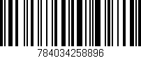 Código de barras (EAN, GTIN, SKU, ISBN): '784034258896'