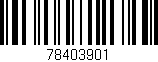 Código de barras (EAN, GTIN, SKU, ISBN): '78403901'