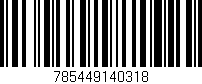 Código de barras (EAN, GTIN, SKU, ISBN): '785449140318'