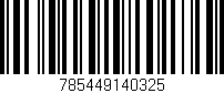 Código de barras (EAN, GTIN, SKU, ISBN): '785449140325'