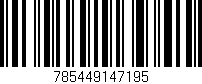 Código de barras (EAN, GTIN, SKU, ISBN): '785449147195'