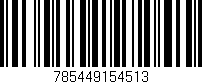 Código de barras (EAN, GTIN, SKU, ISBN): '785449154513'