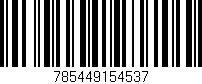 Código de barras (EAN, GTIN, SKU, ISBN): '785449154537'