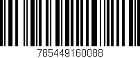 Código de barras (EAN, GTIN, SKU, ISBN): '785449160088'