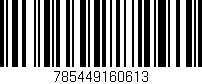 Código de barras (EAN, GTIN, SKU, ISBN): '785449160613'