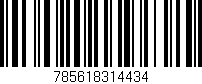 Código de barras (EAN, GTIN, SKU, ISBN): '785618314434'