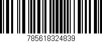 Código de barras (EAN, GTIN, SKU, ISBN): '785618324839'