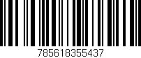 Código de barras (EAN, GTIN, SKU, ISBN): '785618355437'