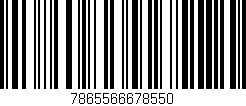 Código de barras (EAN, GTIN, SKU, ISBN): '7865566678550'