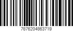 Código de barras (EAN, GTIN, SKU, ISBN): '7876204863719'