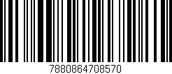Código de barras (EAN, GTIN, SKU, ISBN): '7880864708570'
