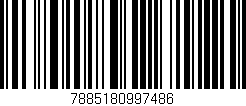 Código de barras (EAN, GTIN, SKU, ISBN): '7885180997486'