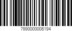 Código de barras (EAN, GTIN, SKU, ISBN): '7890000006194'