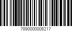 Código de barras (EAN, GTIN, SKU, ISBN): '7890000006217'