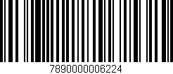 Código de barras (EAN, GTIN, SKU, ISBN): '7890000006224'