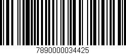 Código de barras (EAN, GTIN, SKU, ISBN): '7890000034425'