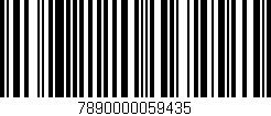 Código de barras (EAN, GTIN, SKU, ISBN): '7890000059435'