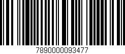 Código de barras (EAN, GTIN, SKU, ISBN): '7890000093477'
