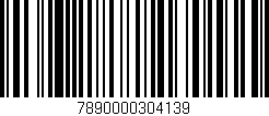 Código de barras (EAN, GTIN, SKU, ISBN): '7890000304139'