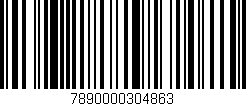 Código de barras (EAN, GTIN, SKU, ISBN): '7890000304863'