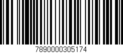 Código de barras (EAN, GTIN, SKU, ISBN): '7890000305174'