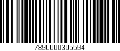 Código de barras (EAN, GTIN, SKU, ISBN): '7890000305594'