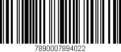 Código de barras (EAN, GTIN, SKU, ISBN): '7890007894022'