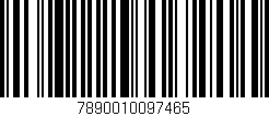 Código de barras (EAN, GTIN, SKU, ISBN): '7890010097465'