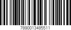 Código de barras (EAN, GTIN, SKU, ISBN): '7890013485511'