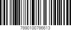 Código de barras (EAN, GTIN, SKU, ISBN): '7890100786613'