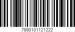 Código de barras (EAN, GTIN, SKU, ISBN): '7890101121222'