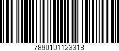 Código de barras (EAN, GTIN, SKU, ISBN): '7890101123318'