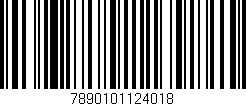 Código de barras (EAN, GTIN, SKU, ISBN): '7890101124018'