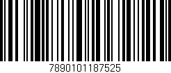 Código de barras (EAN, GTIN, SKU, ISBN): '7890101187525'