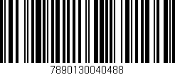 Código de barras (EAN, GTIN, SKU, ISBN): '7890130040488'