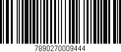 Código de barras (EAN, GTIN, SKU, ISBN): '7890270009444'