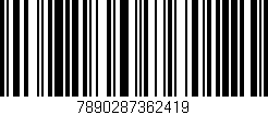 Código de barras (EAN, GTIN, SKU, ISBN): '7890287362419'