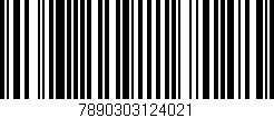 Código de barras (EAN, GTIN, SKU, ISBN): '7890303124021'