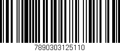Código de barras (EAN, GTIN, SKU, ISBN): '7890303125110'