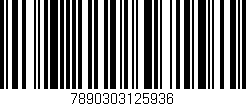 Código de barras (EAN, GTIN, SKU, ISBN): '7890303125936'