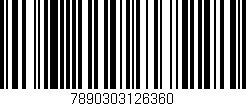 Código de barras (EAN, GTIN, SKU, ISBN): '7890303126360'