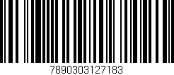 Código de barras (EAN, GTIN, SKU, ISBN): '7890303127183'