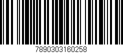 Código de barras (EAN, GTIN, SKU, ISBN): '7890303160258'