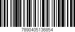 Código de barras (EAN, GTIN, SKU, ISBN): '7890405136854'