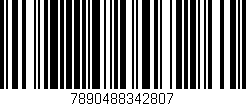 Código de barras (EAN, GTIN, SKU, ISBN): '7890488342807'